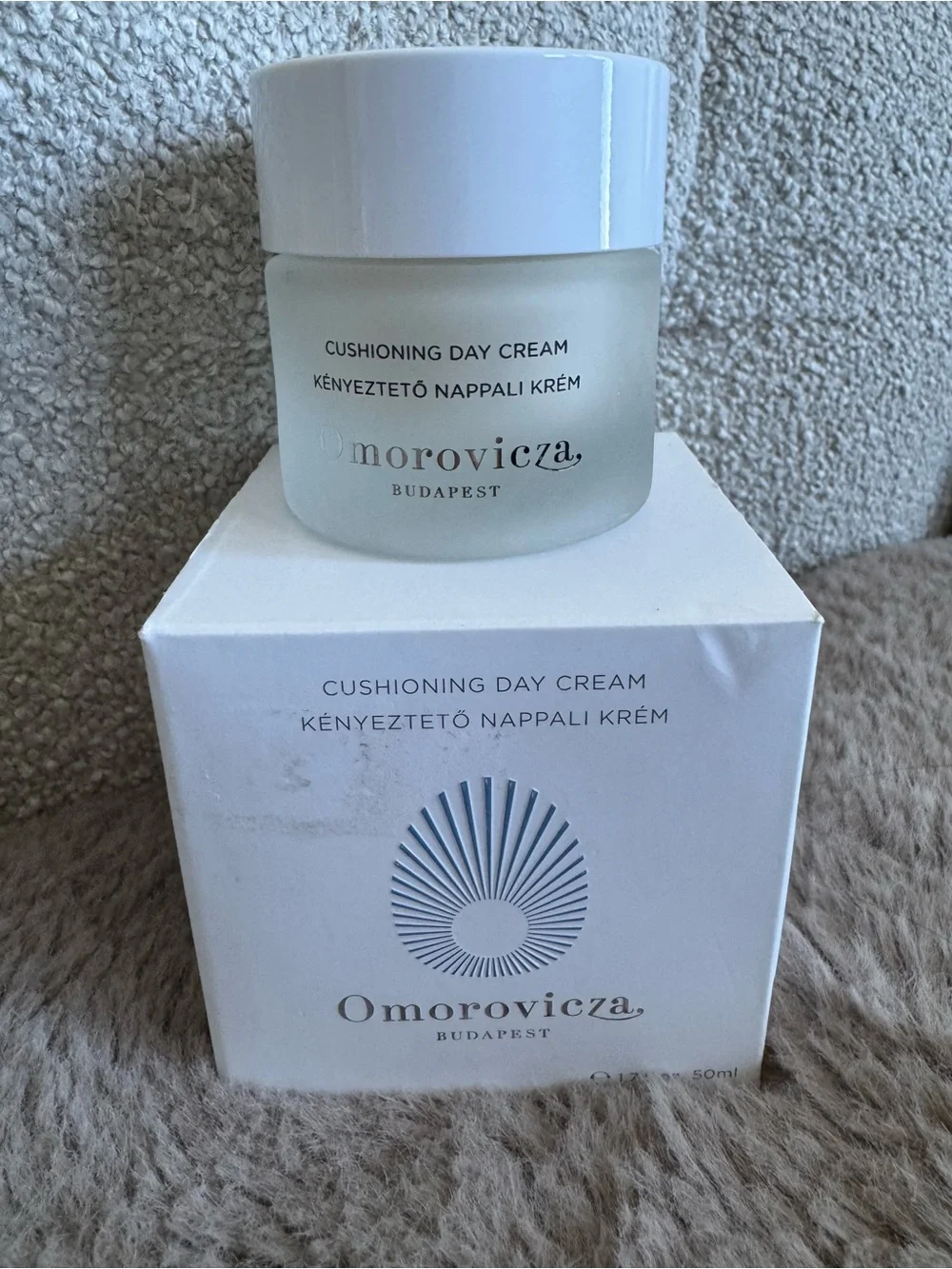 NIB Omorovicza Cushioning Day Cream 50ml 1.7oz Luxury Moisturizer $250